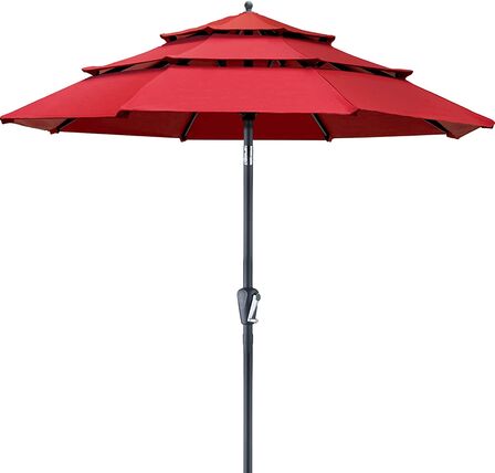 Patio Umbrella (Blue, Yellow, Red, Orange)
