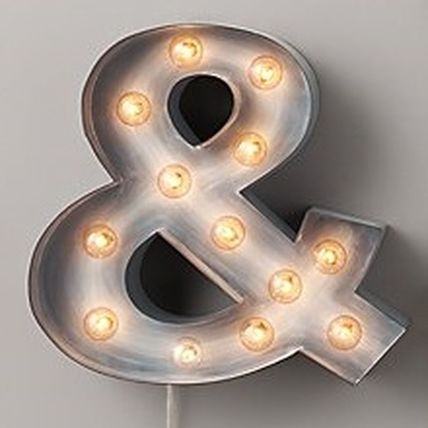 Vintage Illuminated Marquee Letters, Numbers & Symbols